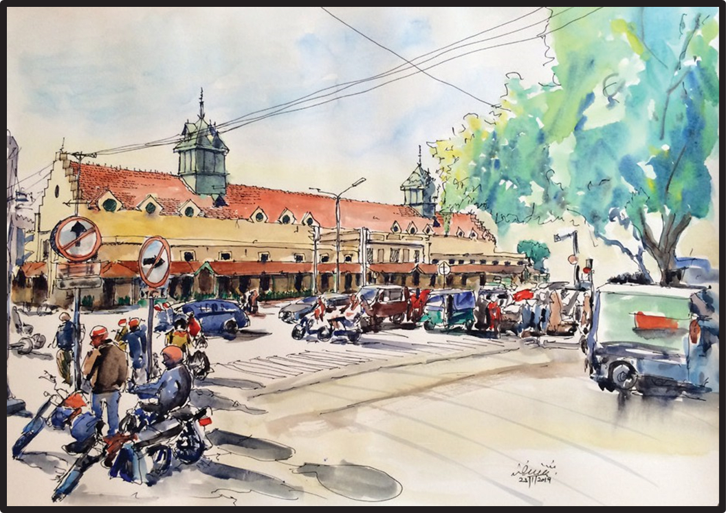 Tollinton Market, The Mall, Lahore, 2019 by Saqib Akhtar