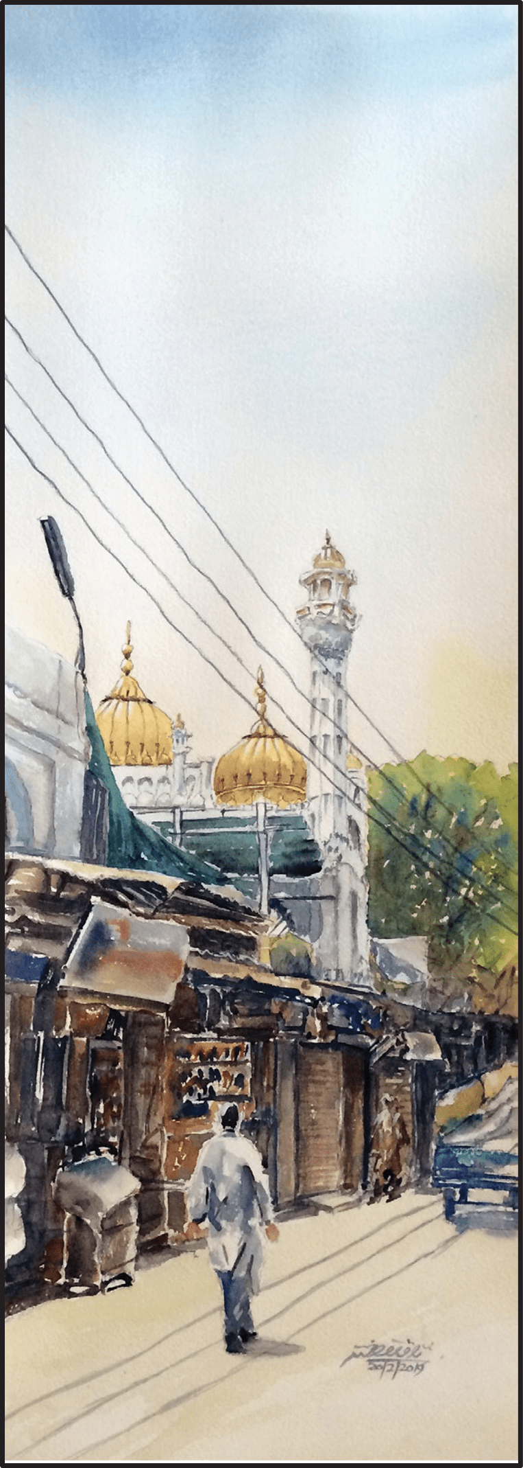Suneri Mosque: inside Kashmiri Bazar, 2019 by Saqib Akhtar