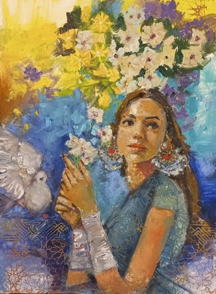 Blossom, 2025 by Tayyaba Aziz