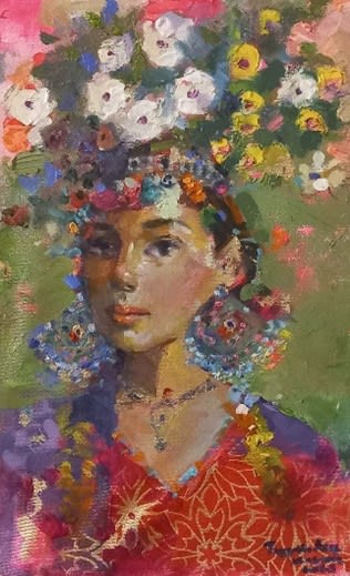 Flower girl, 2023 by Tayyaba Aziz