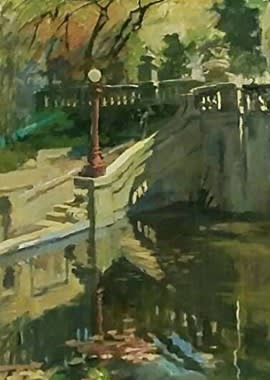 Kimberly reflection-painting by Durre Wasim