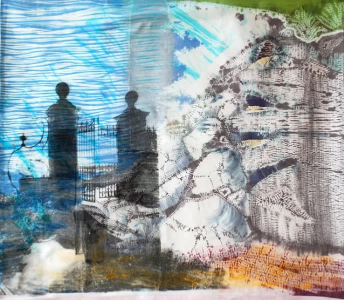Cliff Walk, 2004 by Saberah Malik