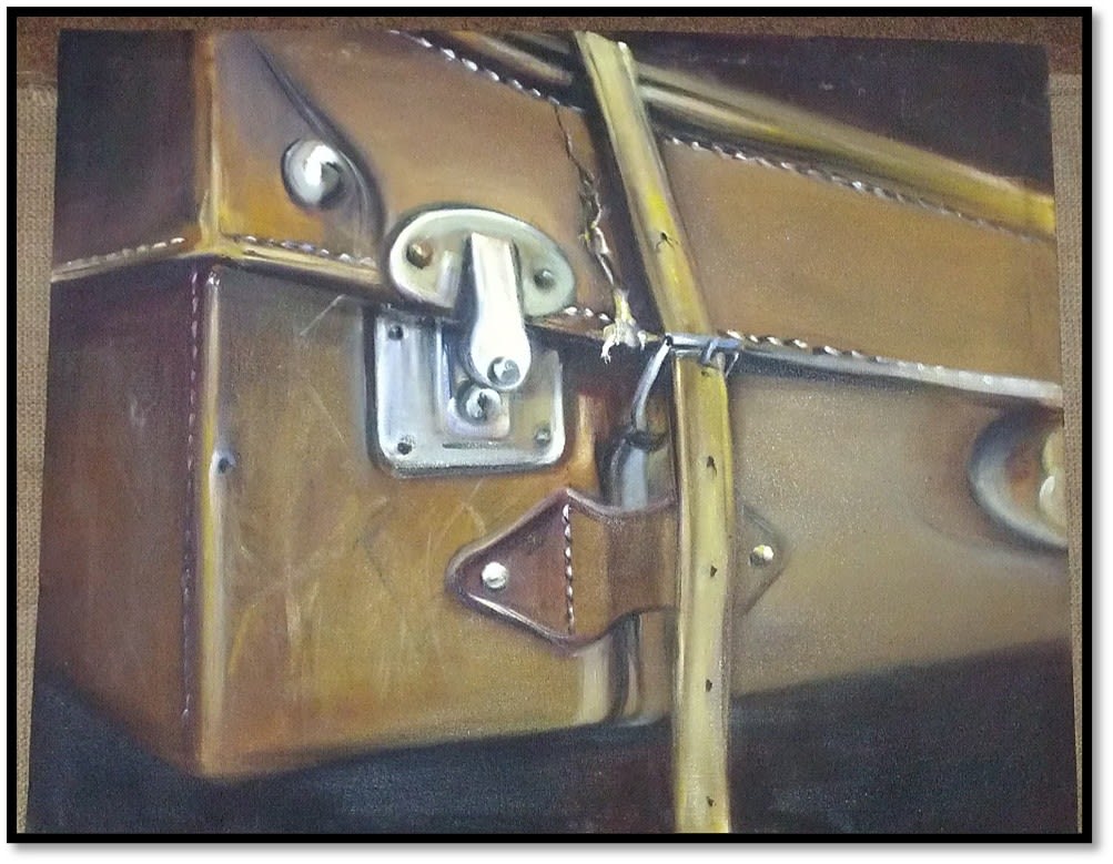 An old trunk “Reflection of Subconscious through Doodling” by Amna Ahmad