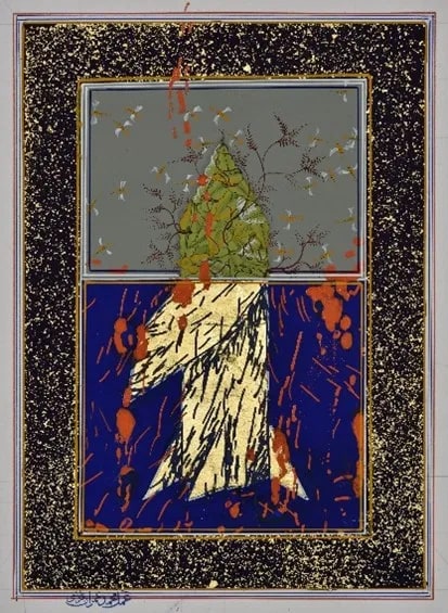 Camouflaged Love, 2023 by Imran Qureshi