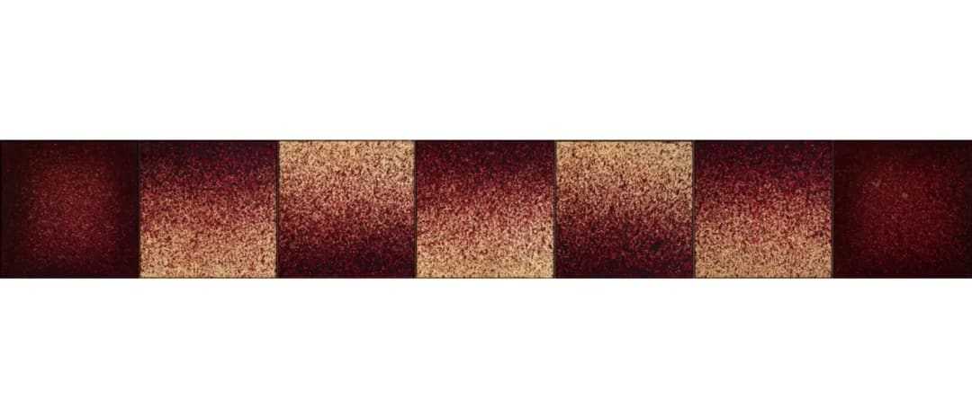 Opening word for a new scripture, 7 panels, 2024 by Imran Qureshi