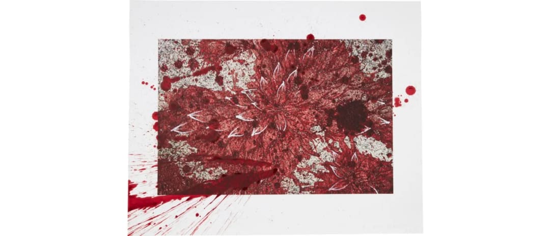 And How Many Rains Must Fall before the Stains are Washed Clean, 2013 by Imran Qureshi