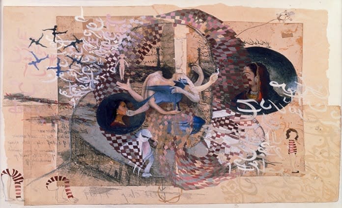 Fragmented Disorder, 1996 by Shahzia Sikander