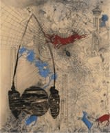 Web, 2002 by Shahzia Sikander