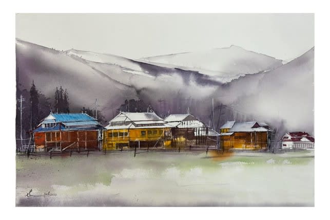 Kashmir valley, 2023 by Sumbel Sajid