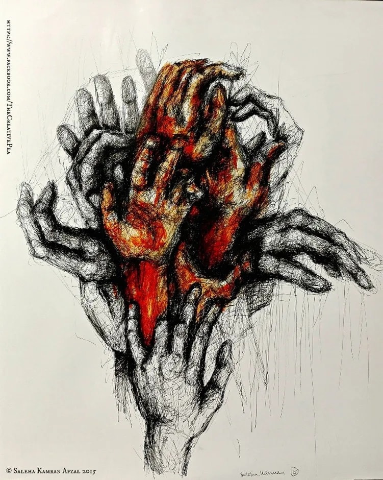 A life map by Saleha Kamran