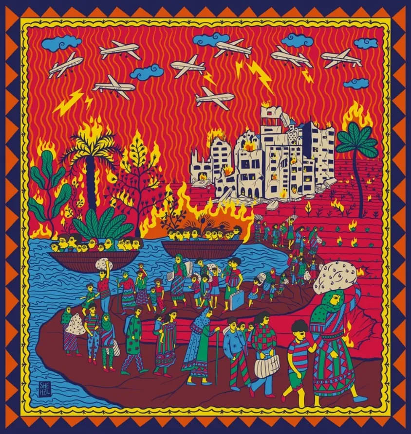 Tribute to Refugee Week at Haus der Kulturen der Welt by Shehzil Malik