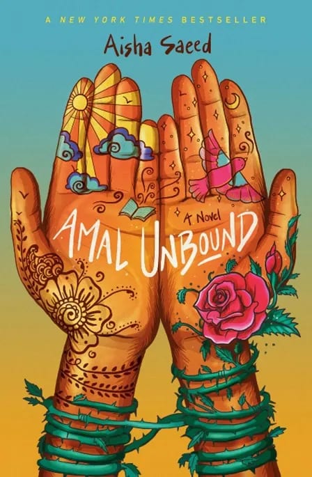 Cover art for Amal Unbound by Aisha’s Saeed, -1 by Shehzil Malik