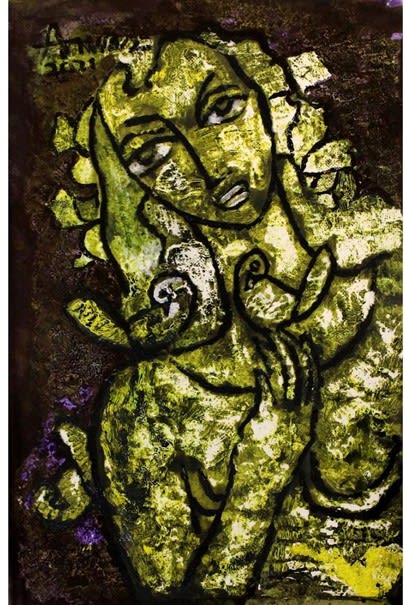 Figurative painting by Anwar Maqsood