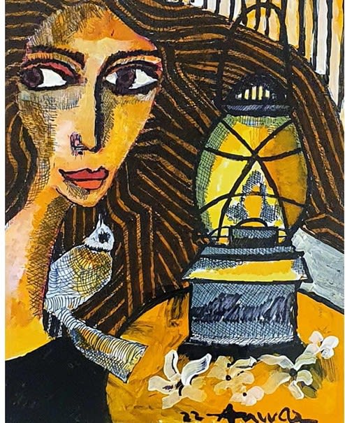 Figurative Painting by Anwar Maqsood