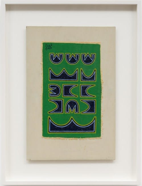Indigo on Green