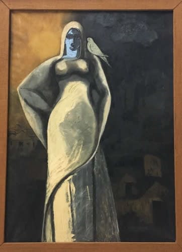 Woman and Bird