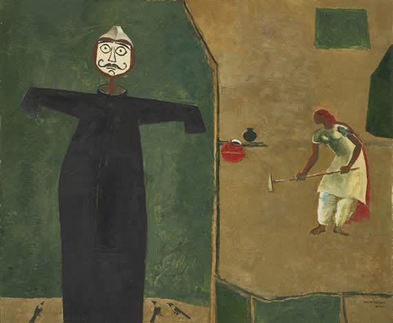 Scarecrow and the Peasant Woman
