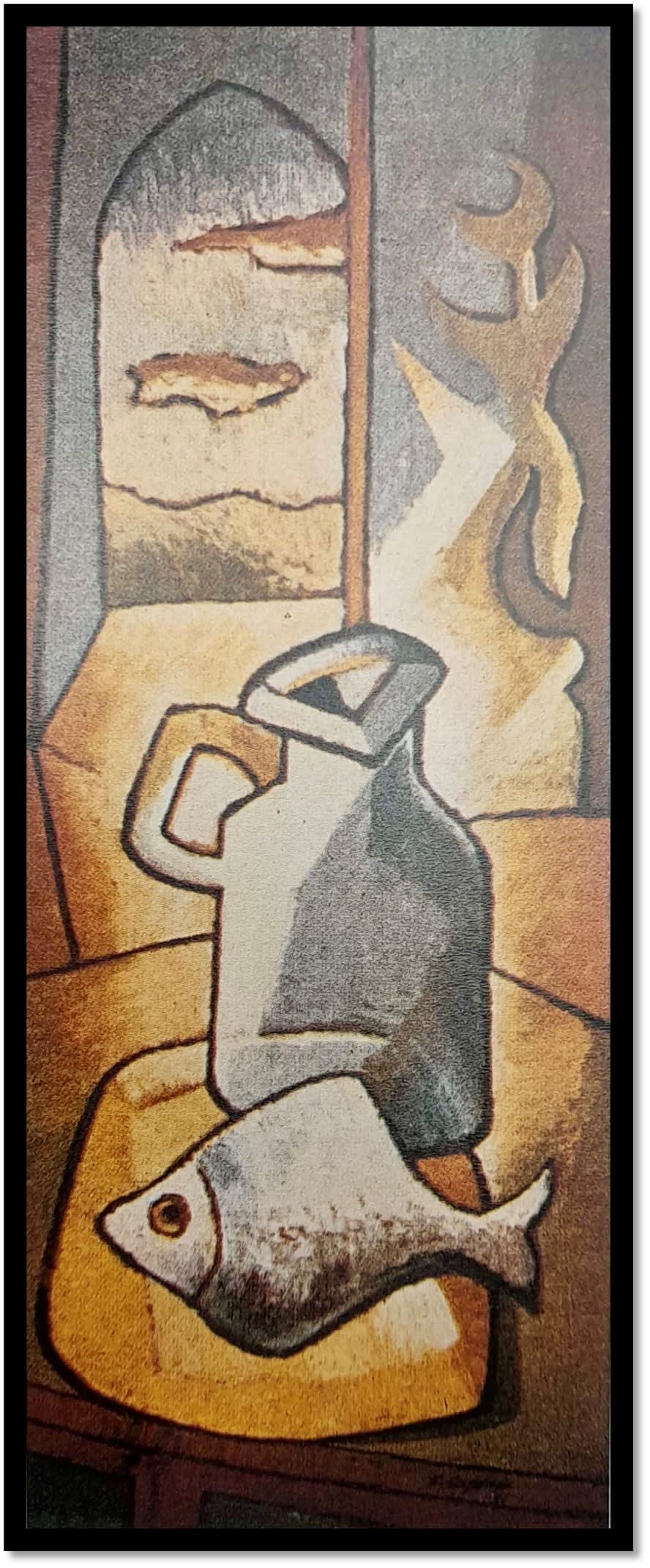 Still Life with jug and fish