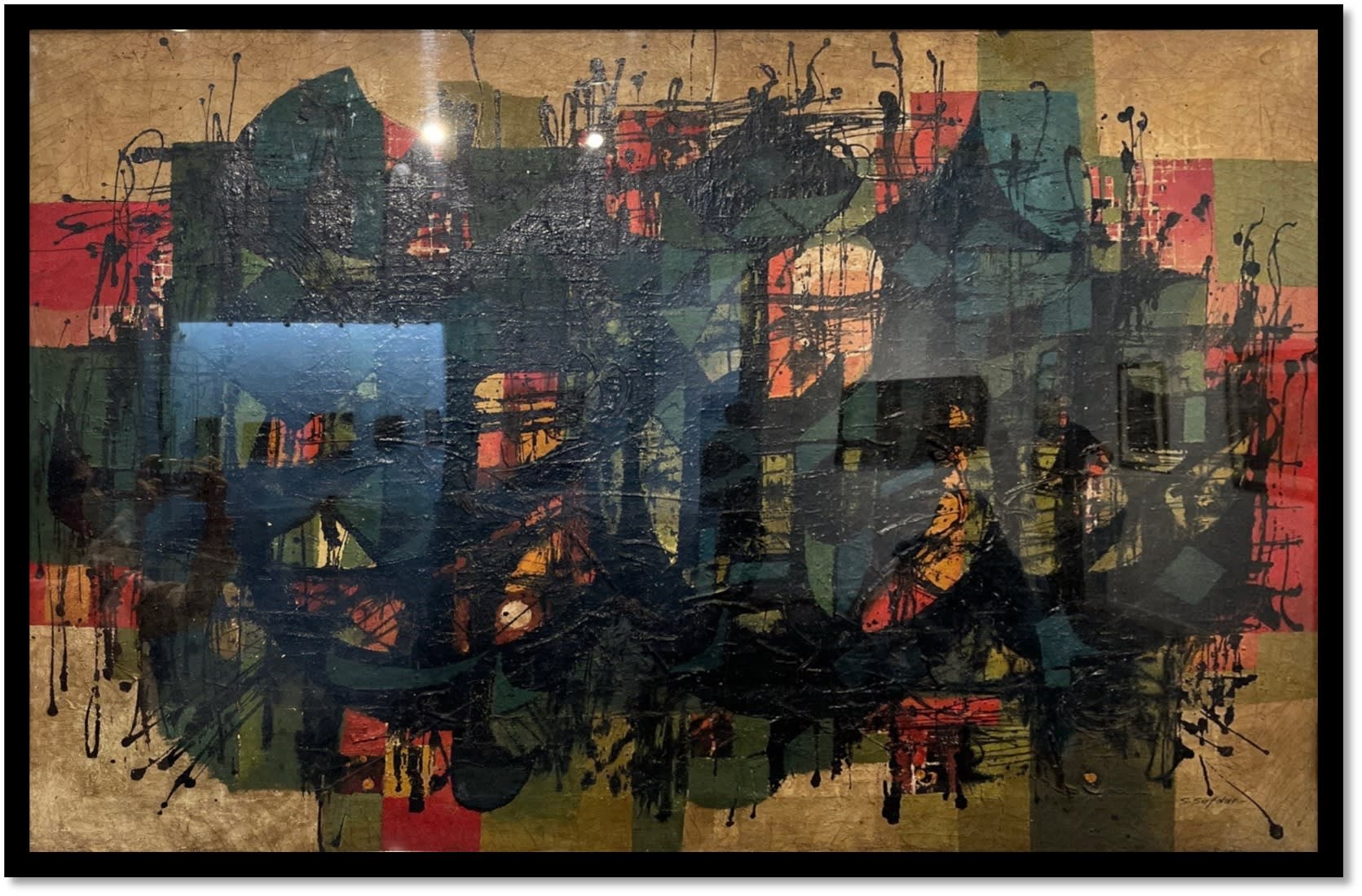 Composition in Black