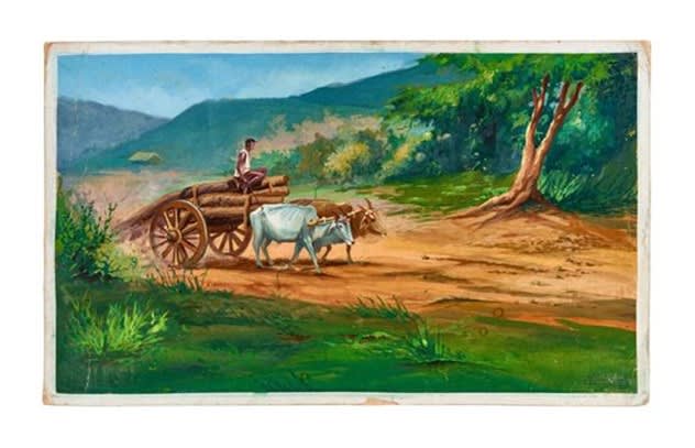 Village scene