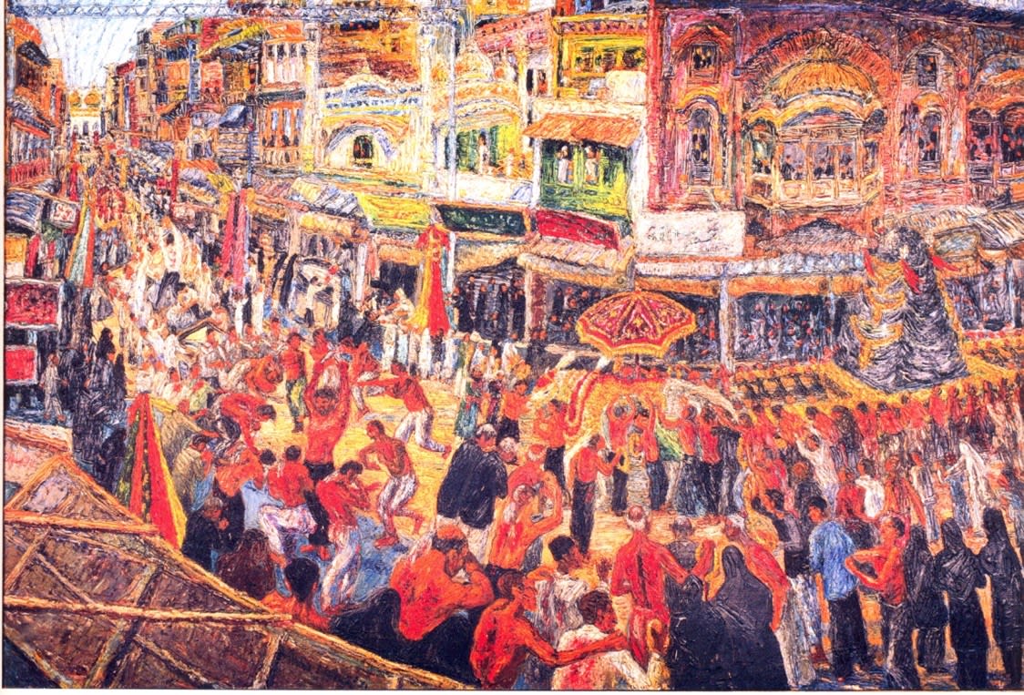 Ashura Parade, 10th Muharram by Anna Molka Ahmad
