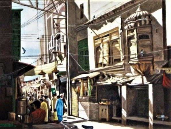 Allama Iqbal lived here (Inside Bhaati Gate)