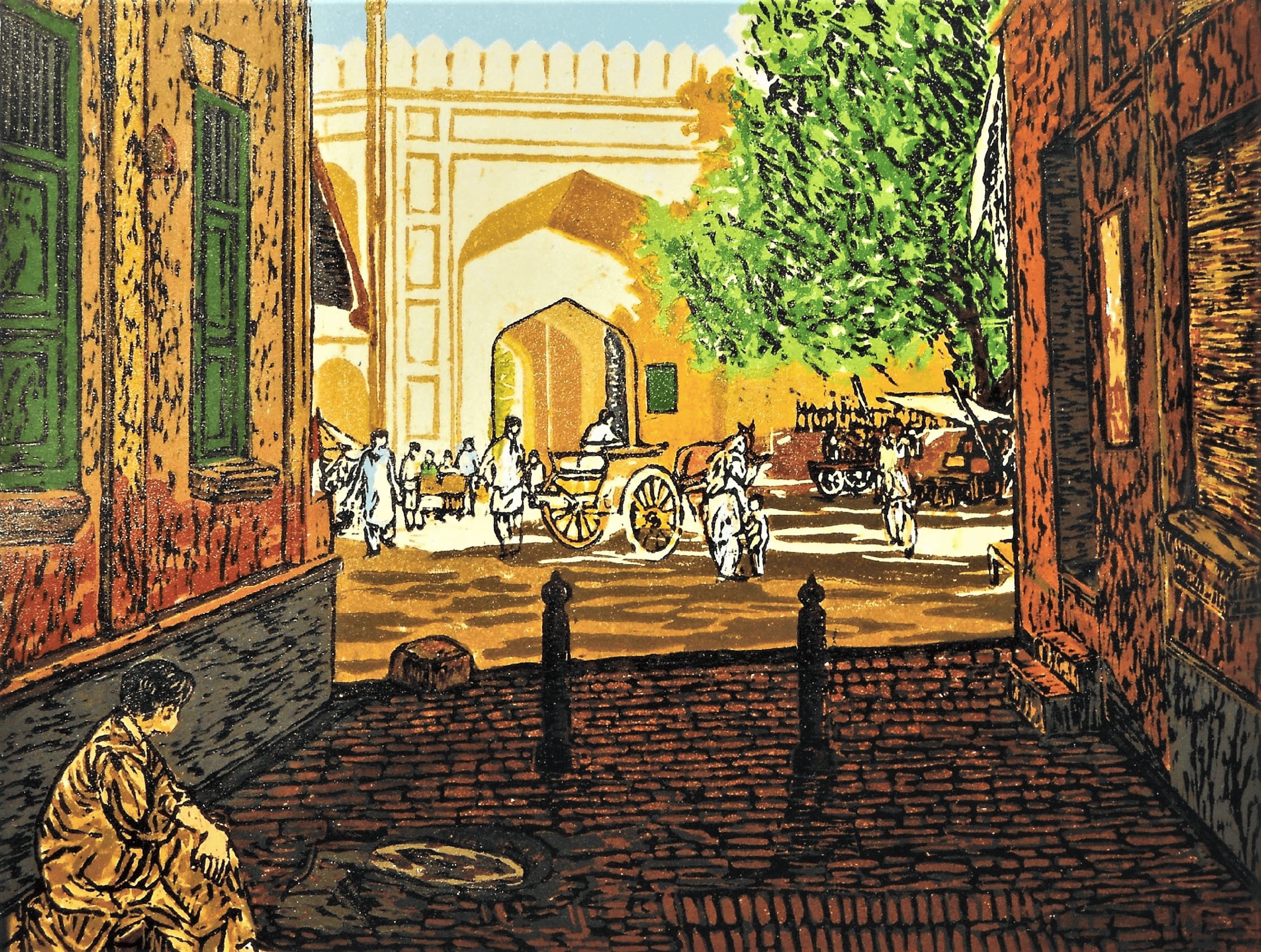 Roshnai Gate (A view from street)