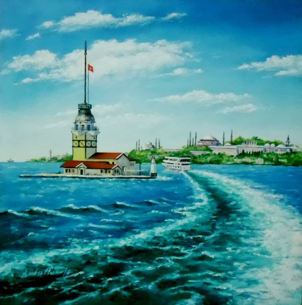 Tower in Turquoise-I
