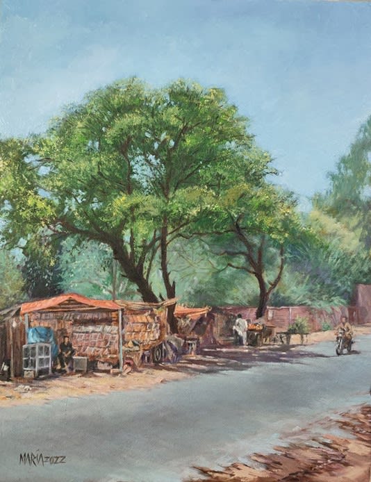 A fruit vendor at Bedian road Lahore