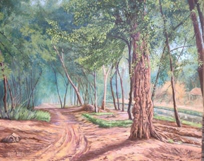Bahawalnagar canal forest
