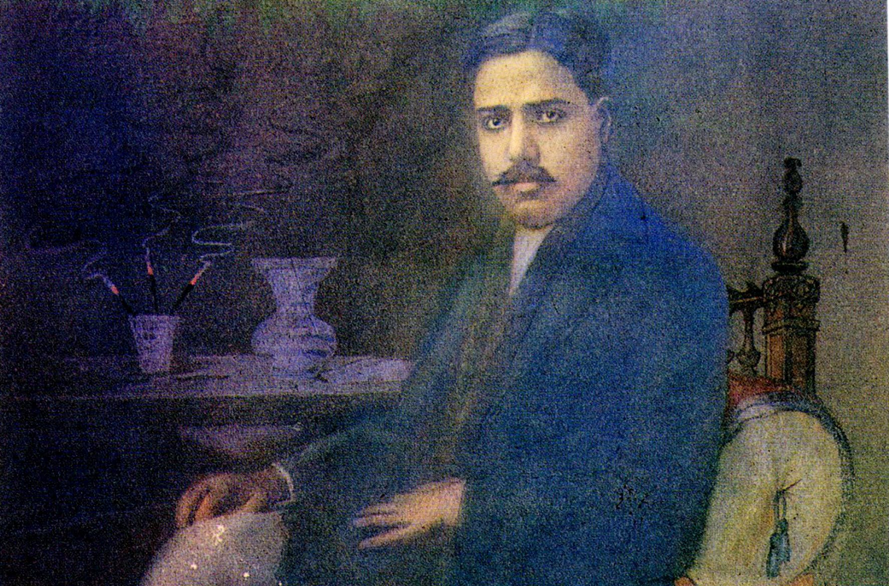 Portrait of AR Chughtai