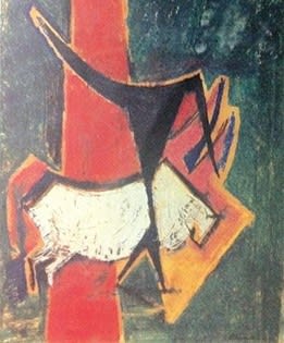 Woman and Bull