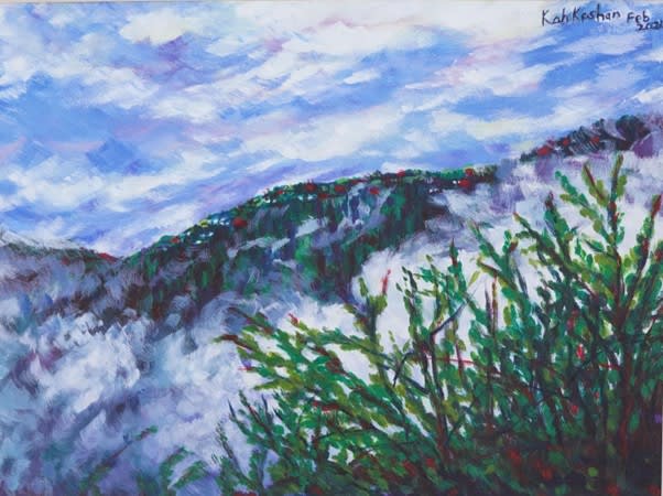 The clouds Over Hills