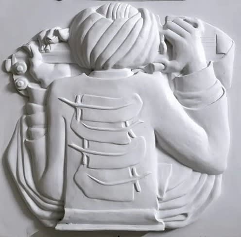 Back View Musician Relief