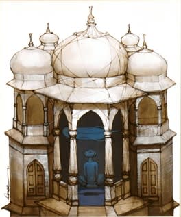Seated Figure Dome