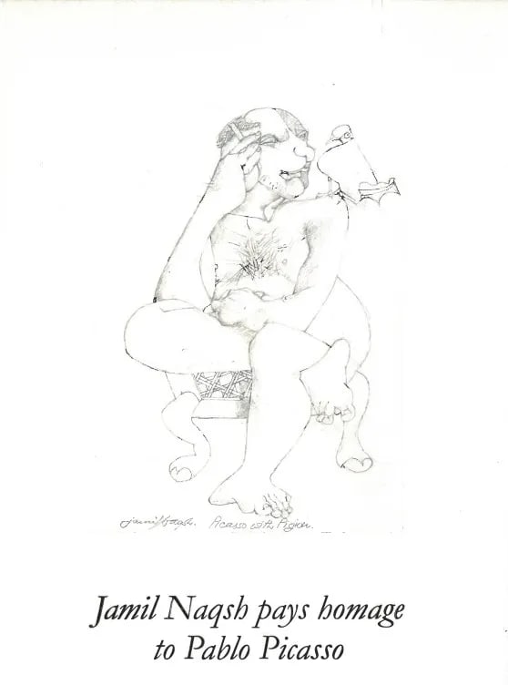 Jamil Naqsh Pays Homage To Pablo Picasso