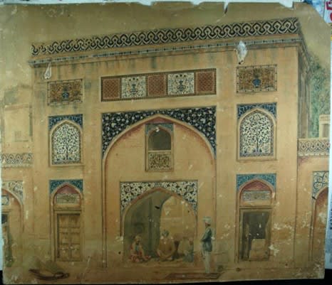 Interior View of Wazir Khan Mosque
