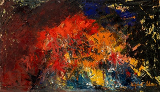 Abstract composition with figures
