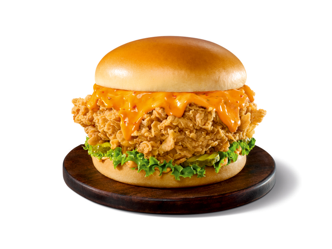 Chicken Zinger Burger - Tandoori