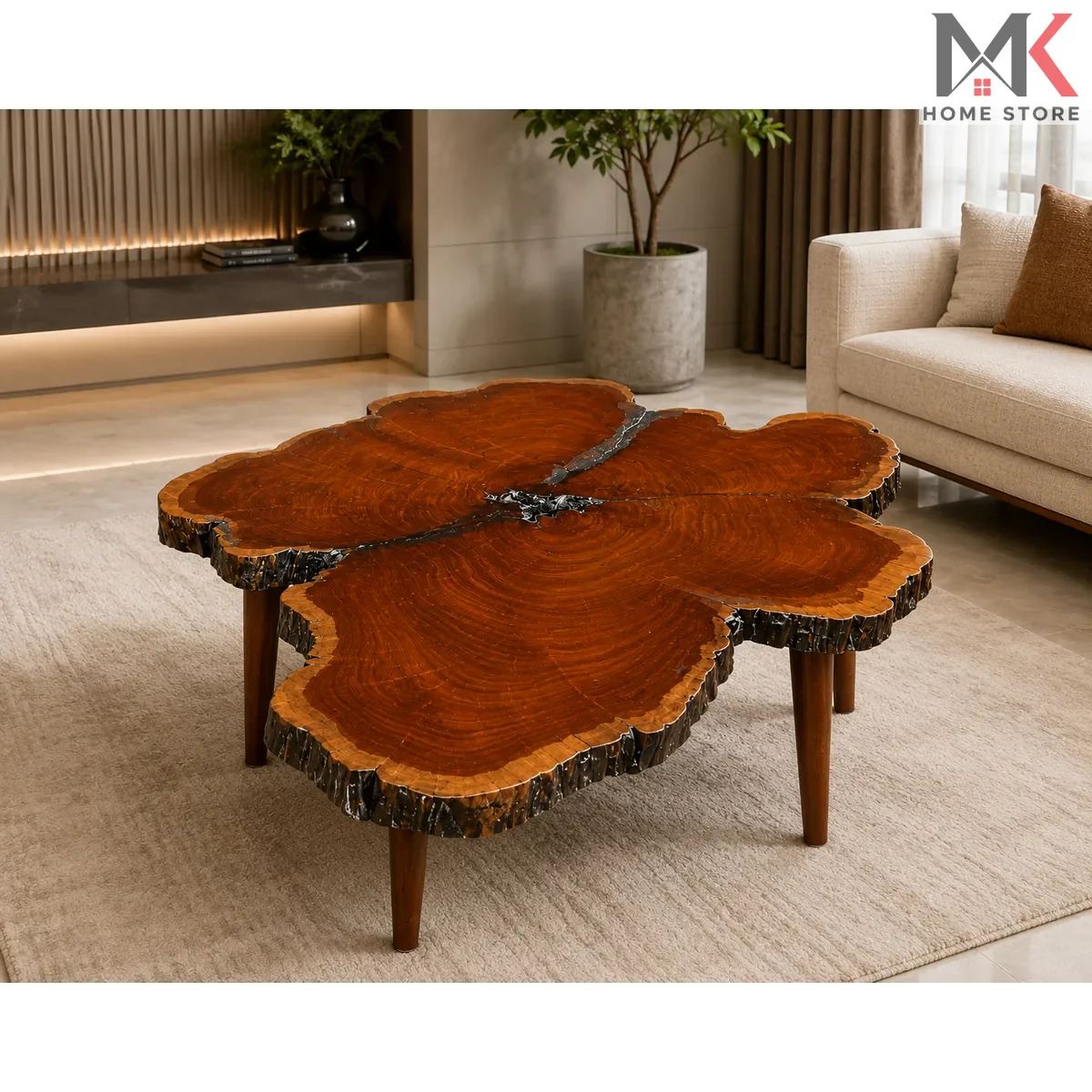 Tree Slice Center Table