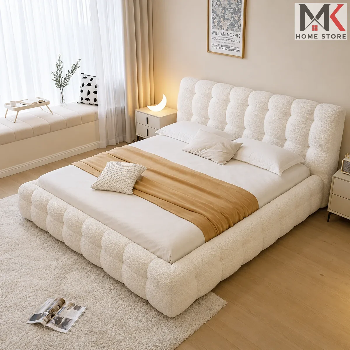 Bed + Side Tables