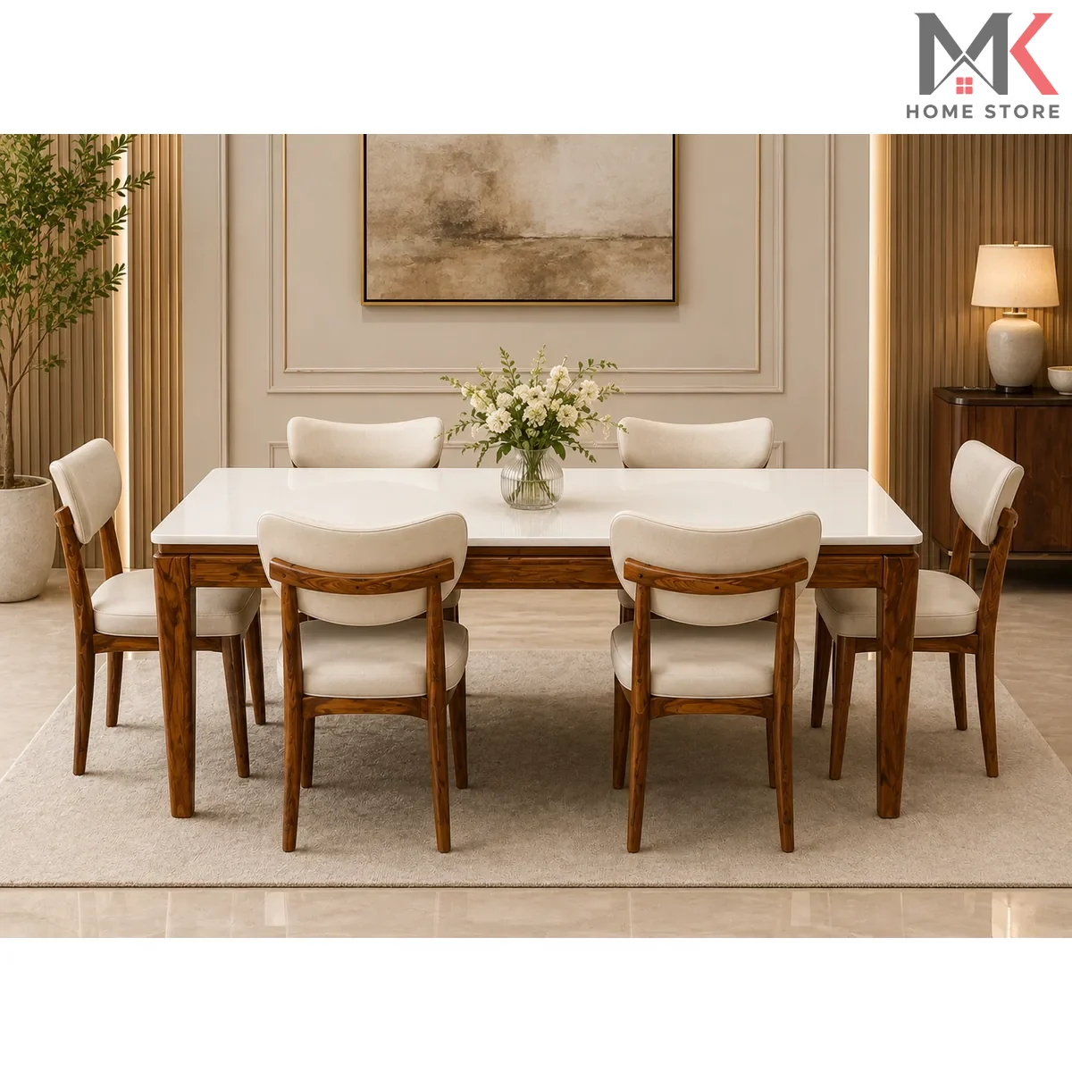 Contemporary Sheesham Dining Set