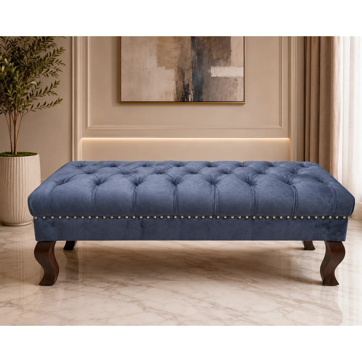Tufted Upholstered Bench
