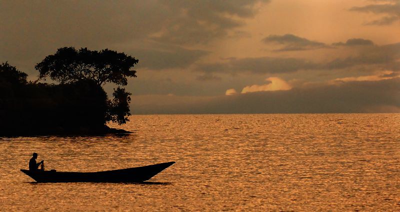 Lake Kivu sunset, Rwanda — East Africa safari