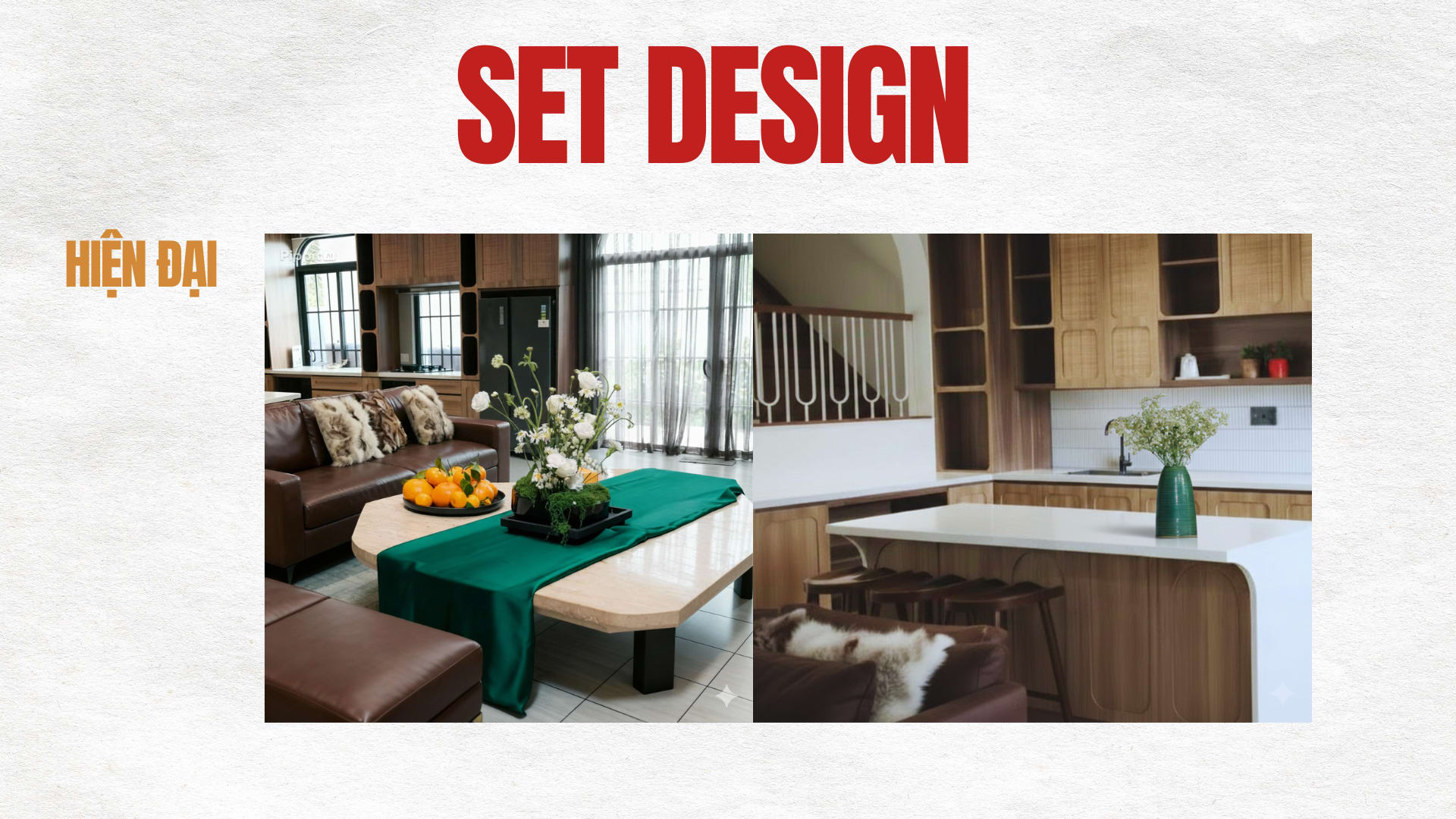 Modern set design for HARNN TVC