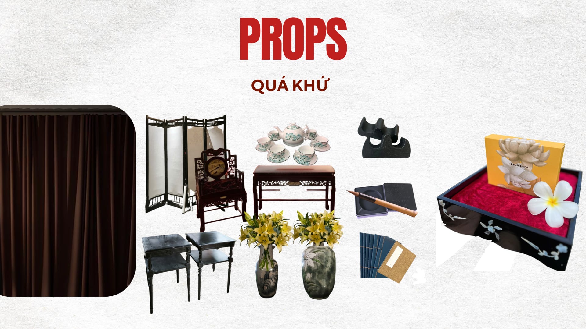 Heritage props for HARNN TVC