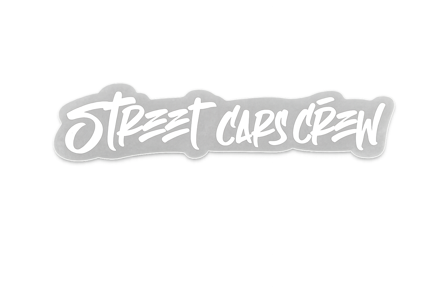Nálepka STREET CARS CREW nápis