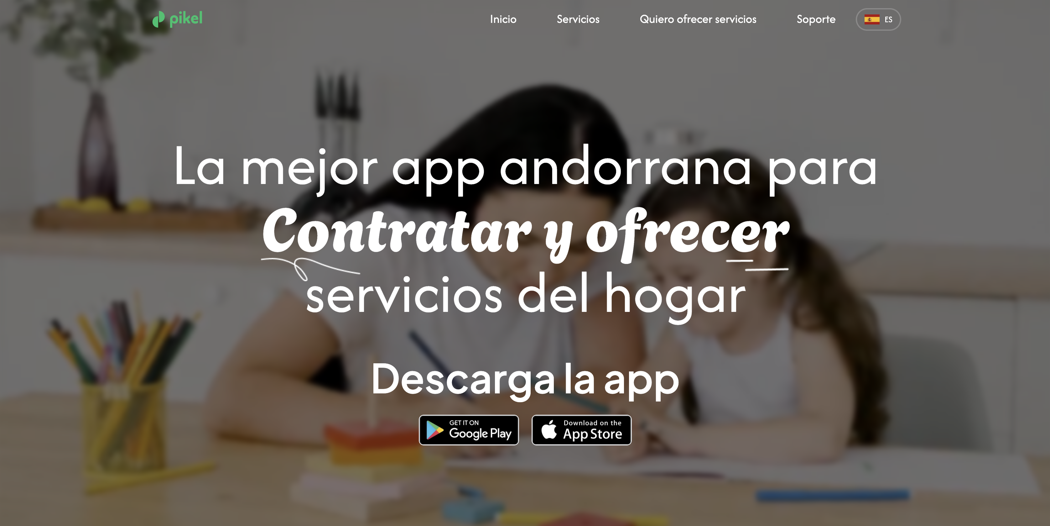 Preview of Pikel landing page
