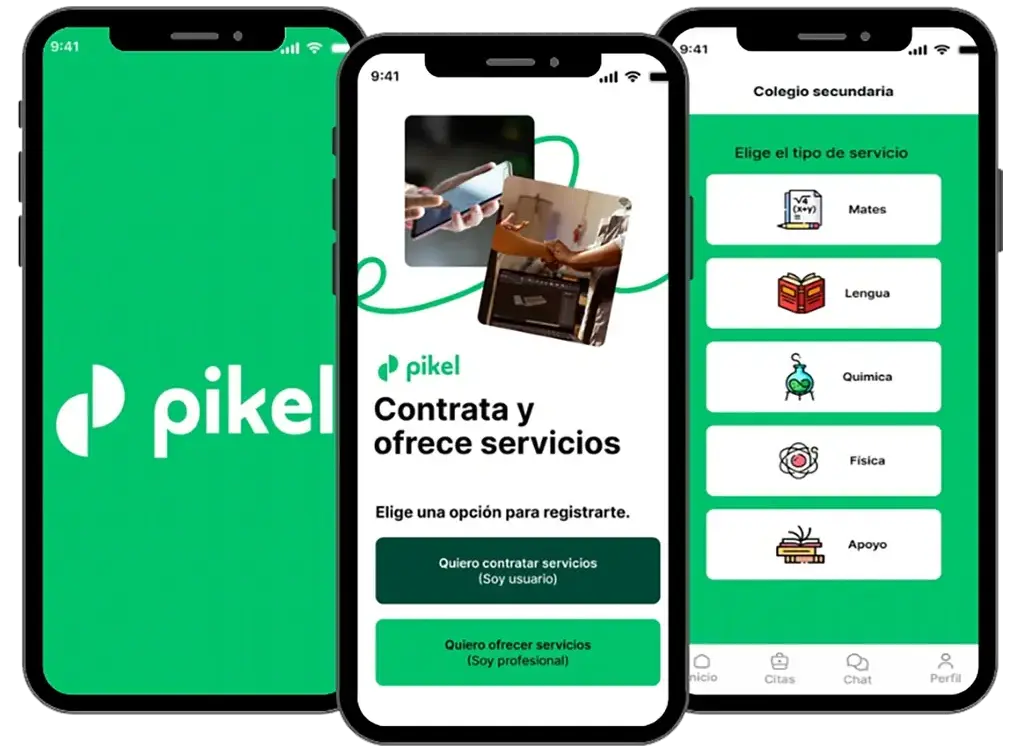 Preview of Pikel app screens