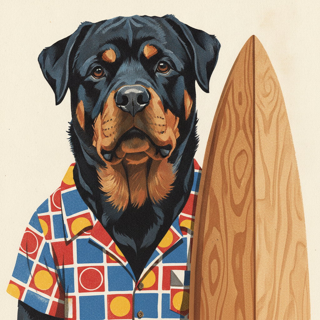 Magnus Thorne · Surfhund t-shirt
